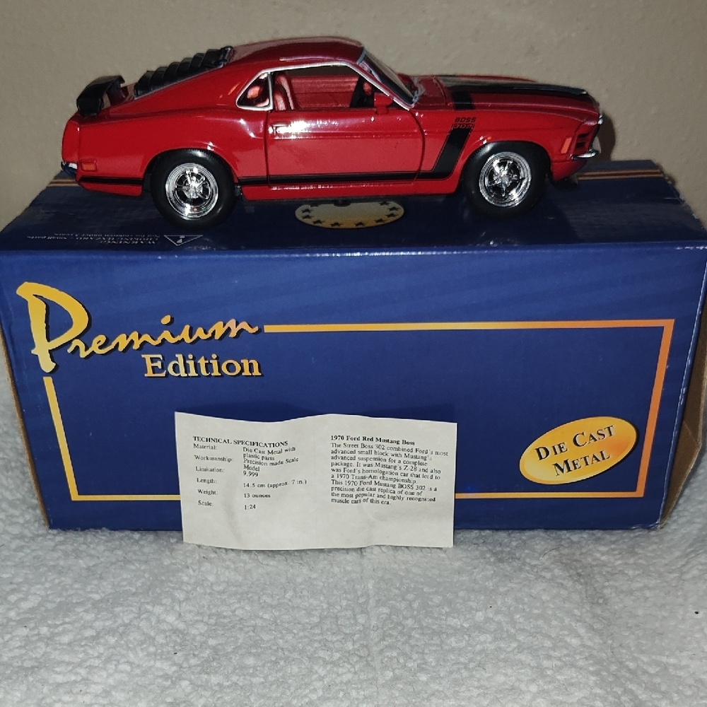 Red Die-Cast Model Car - Picture 3 of 5